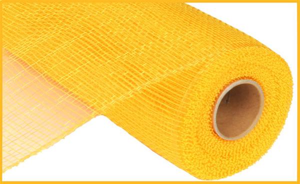 Yellow, Gold, Two Tone, Mesh, 10" X 10YD, RE130032 – Wreaths Of Circle ...
