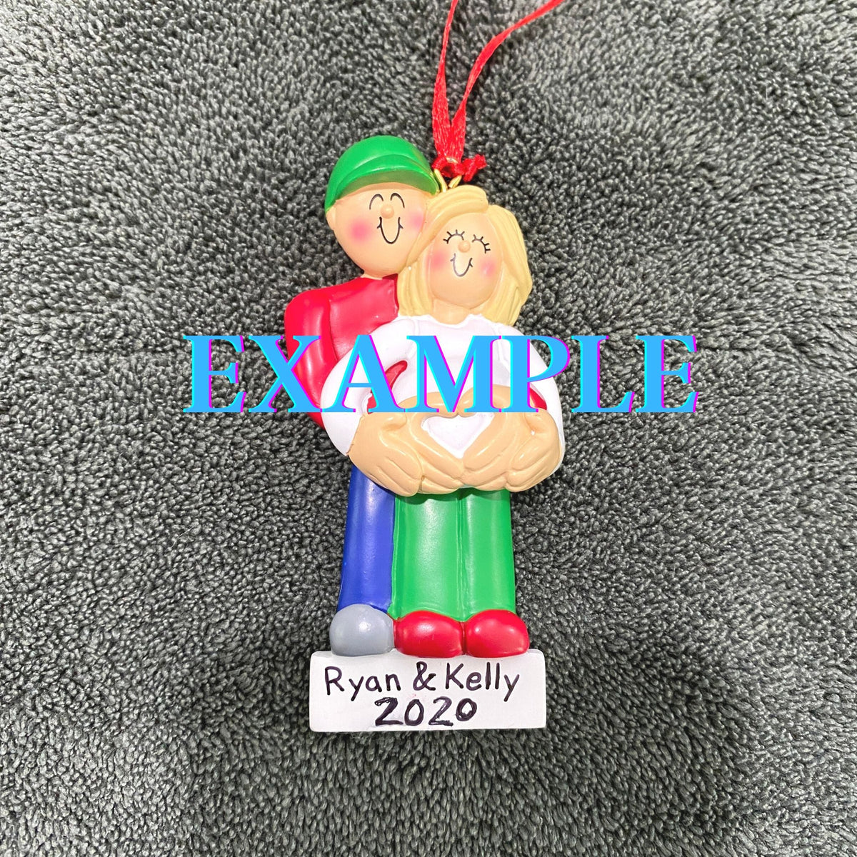 Expecting, Pregnancy, Ornament, DIY, Personalize It, OC-319-FBL