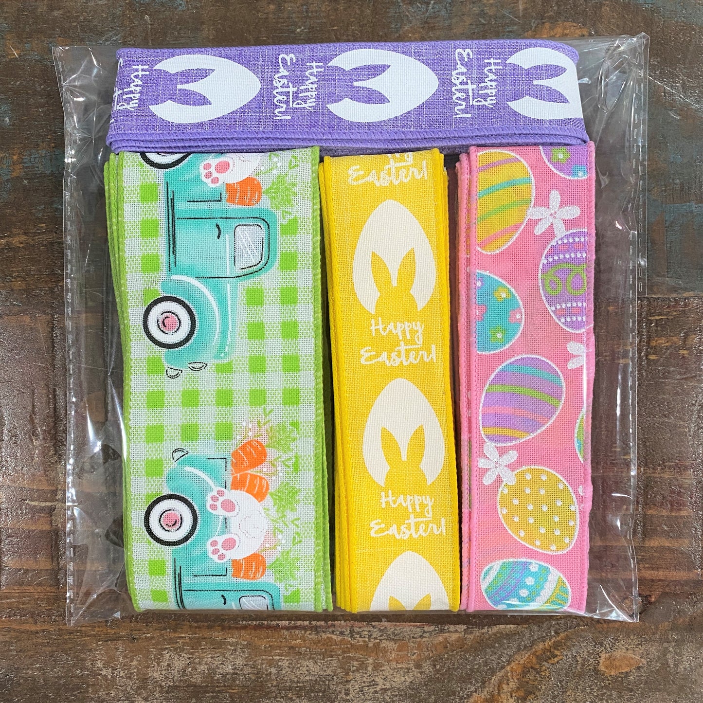 Assorted, Easter, Wired, Ribbon Bundle Bag, #27