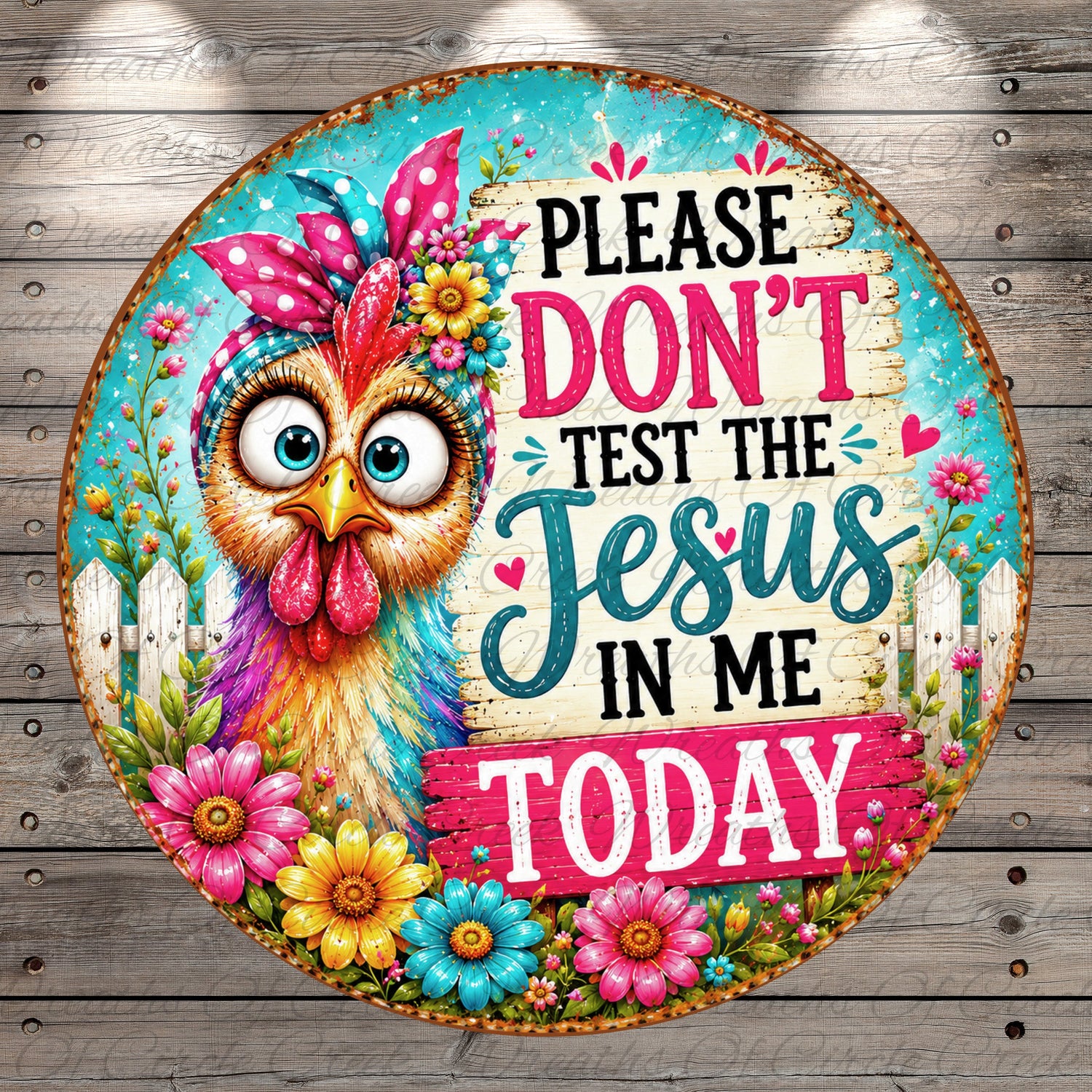Humor Wreath Signs