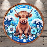 a painting of a cow on a wooden wall