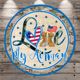 a picture of a sign that says love my arman