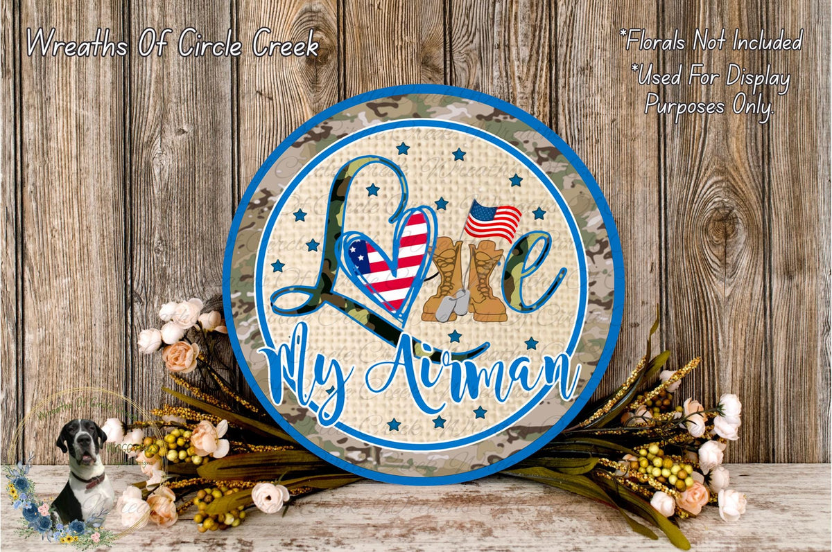 a clock with the words love my america on it