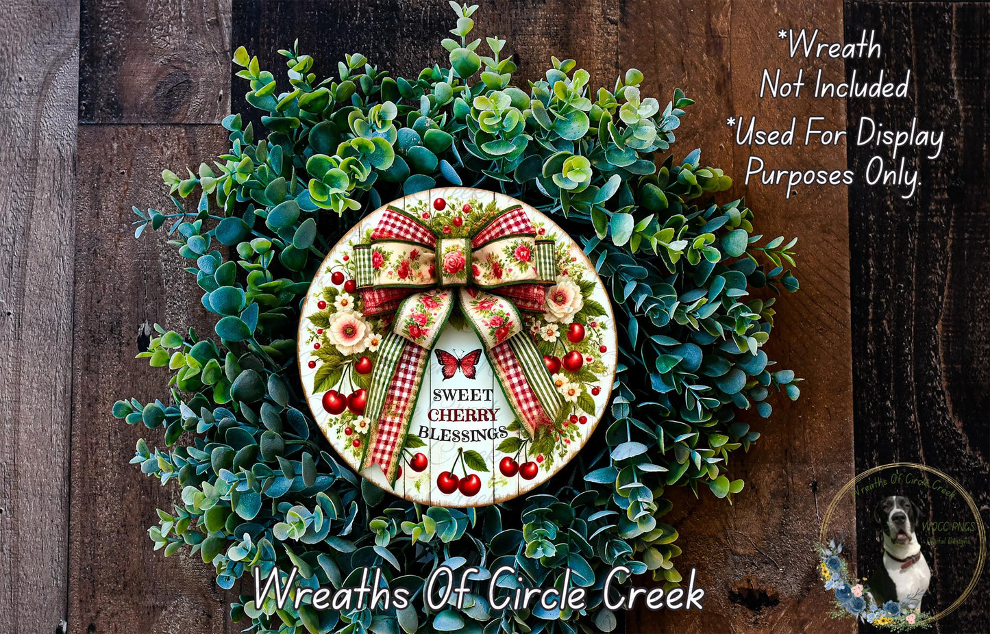 a wreath with a bow on top of it