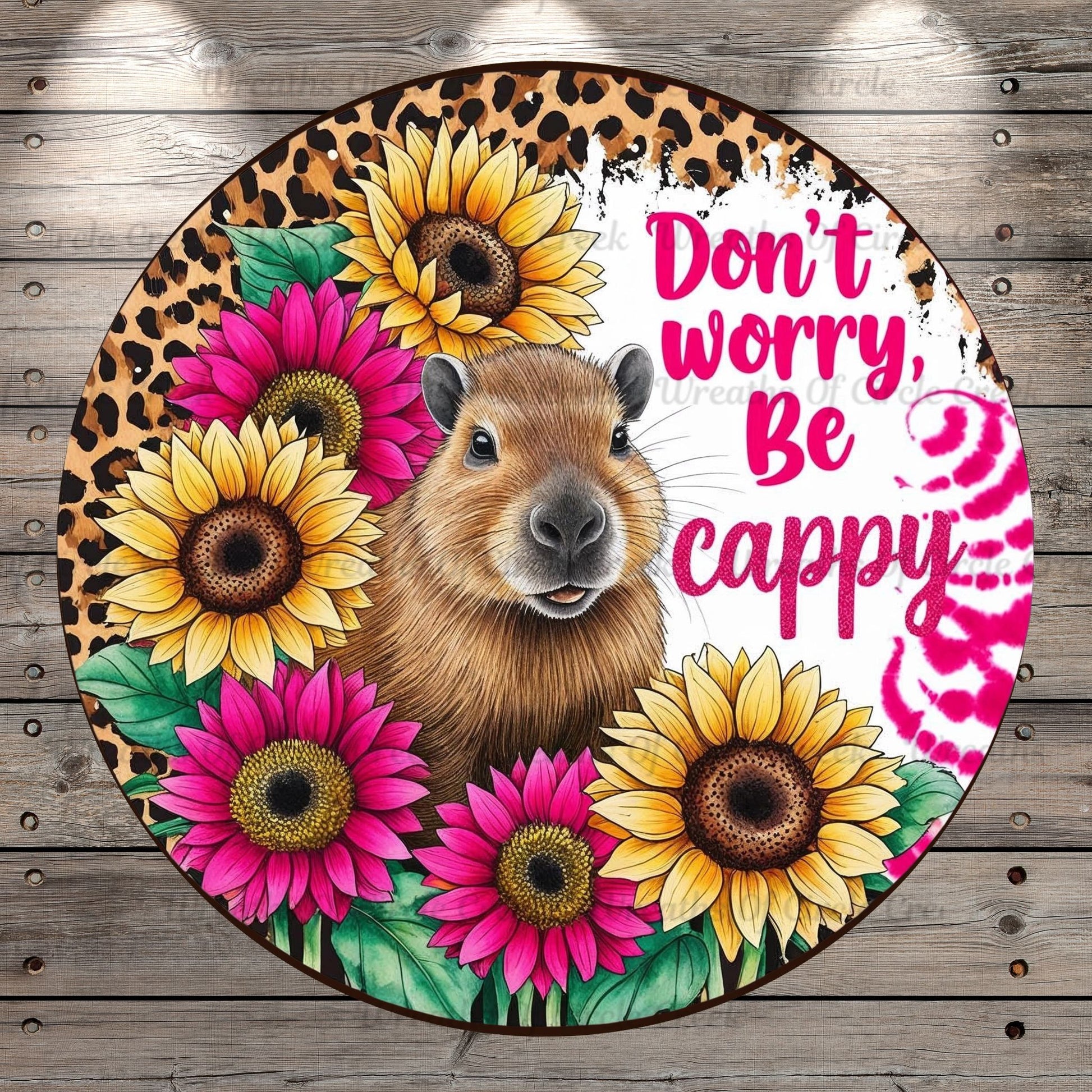 a picture of a hamster surrounded by sunflowers