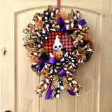 Ghost Wreath, Spooky, Boo, Ghost, Halloween, Wired Ribbon, Deco Mesh Wreath