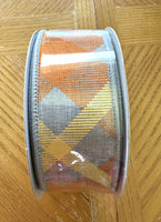 Fall Plaid, Wired Ribbon, 1.5" X 10 YD, RG01682RK