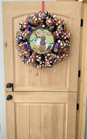 Halloween Wreath, Ghost, Boo Y'all, Deco Mesh, Wired Ribbon, Wreath