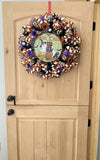 Halloween Wreath, Ghost, Boo Y'all, Deco Mesh, Wired Ribbon, Wreath
