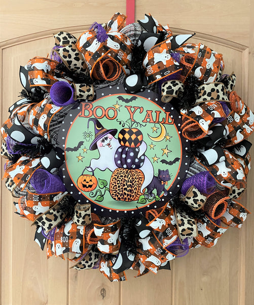 Deco Mesh Halloween Wreath