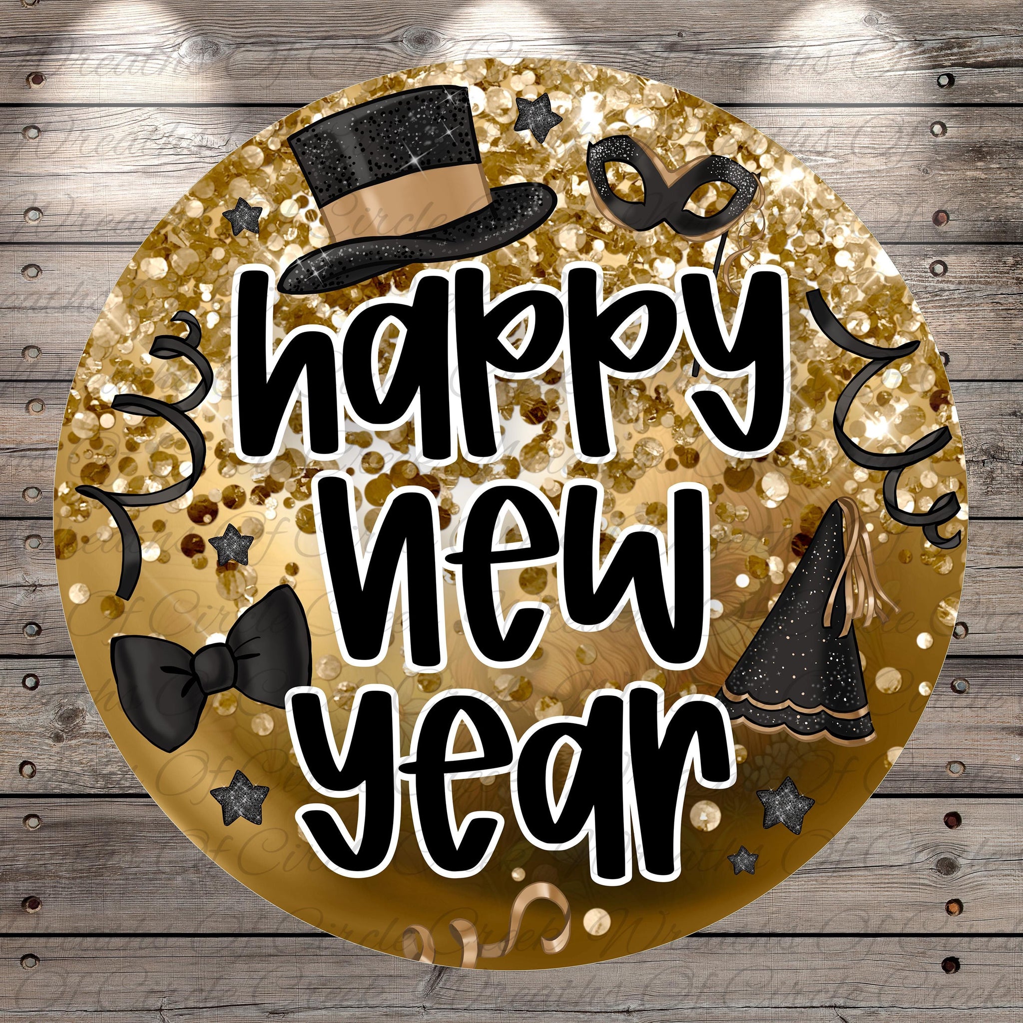 Happy New Year Signs – Wreaths Of Circle Creek