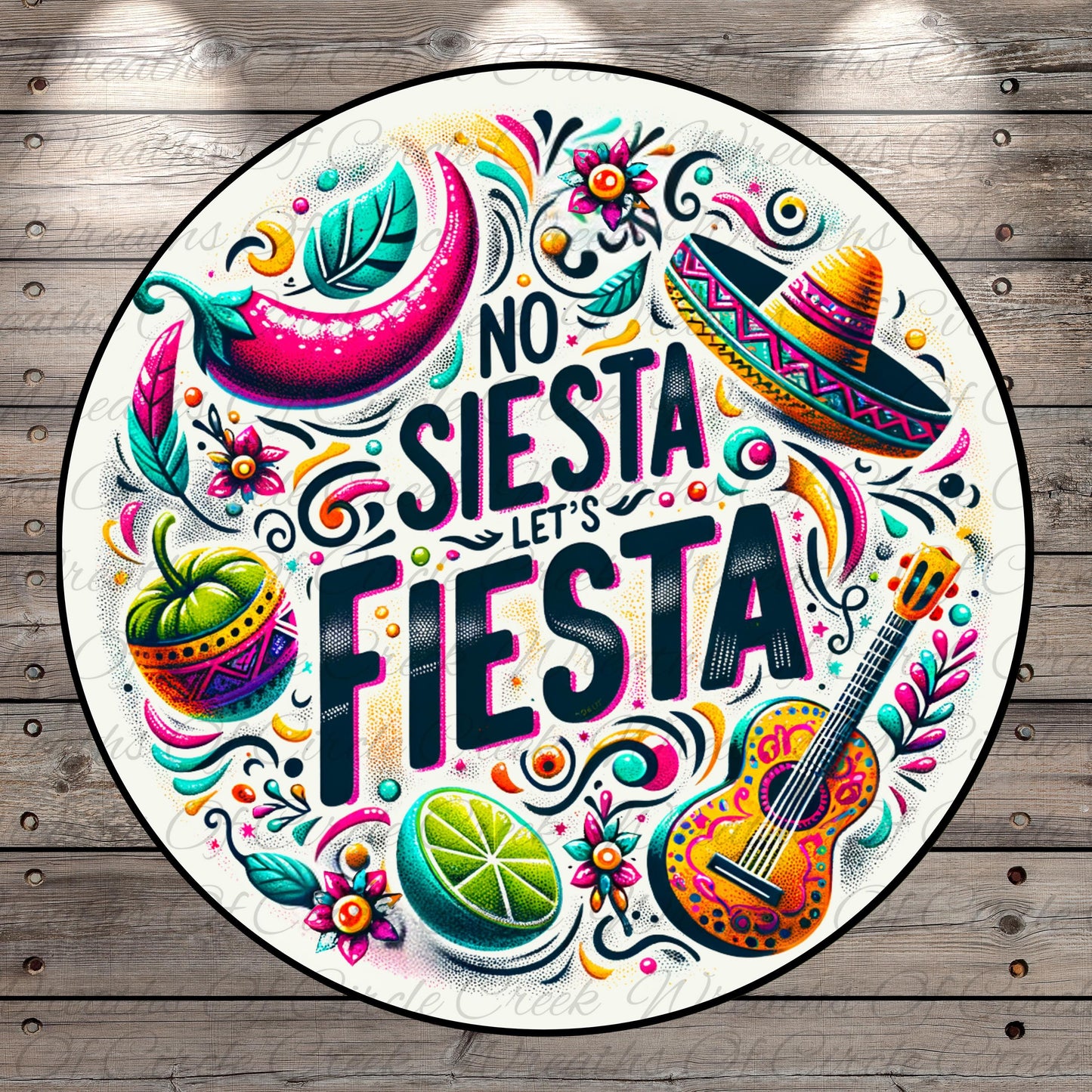 a plate with a mexican design on it