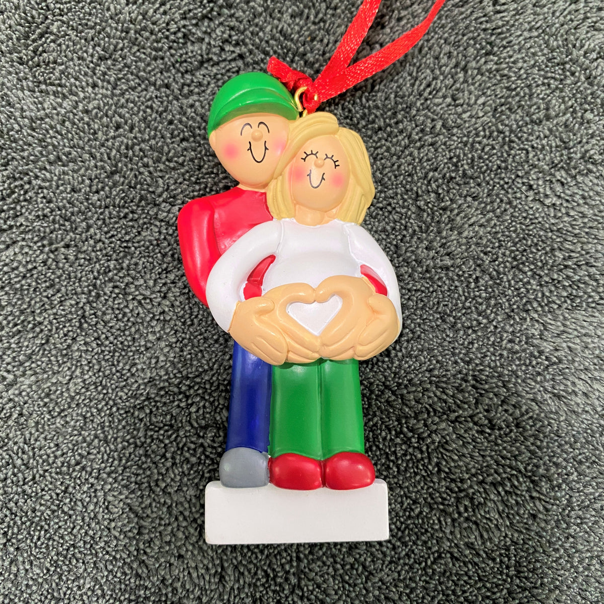 Expecting, Pregnancy, Ornament, DIY, Personalize It,  OC-319-FBL