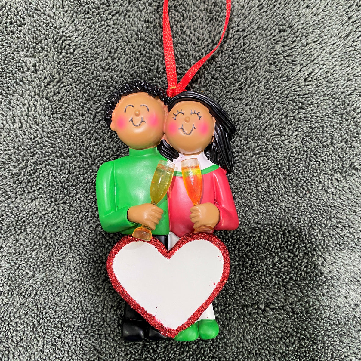 Engagement, Anniversary, Wedding, Champagne Toast. Ornament, DIY, Personalize It,  OC-382-MAA-FAA