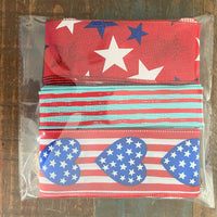Assorted Patriotic, Ribbon Bundle Bag, #33