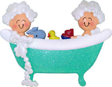 Babies In The Tub, Glitter, Ornament, DIY, Personalize It, OC-369