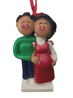 The Expecting Couple, Pregnancy, Ornament, DIY, Personalize It,  OC-040-MAA-FAA