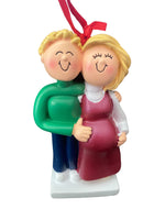 The Expecting Couple, Pregnancy, Ornament, DIY, Personalize It, OC-040-MBL-FBL