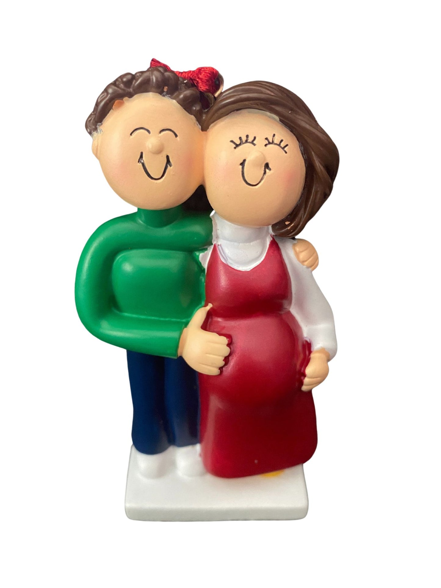 The Expecting Couple, Pregnancy, Ornament, DIY, Personalize It, OC-040-MBR-FBR