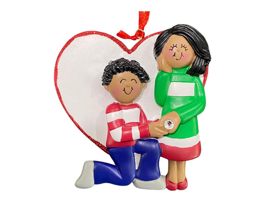 Marry Me, Engagement Ornament, DIY, Personalize It,  OC-376-MAA-FAA