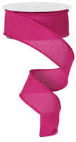Fuchsia, Hot Pink, Royal Burlap, Wired Ribbon, 1.5" X 10YD, RG127807