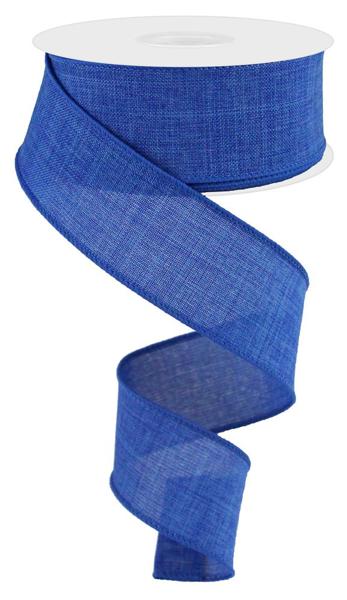 Royal Blue, Royal Burlap, Wired Ribbon, 1.5" X 10YD, RG127825
