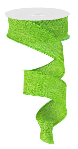 Fresh Green, Royal Burlap, Wired Ribbon, 1.5" X 10YD, RG1278LT