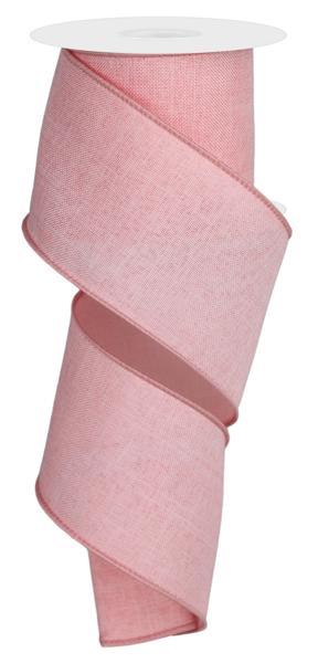 Rose Pink, Royal Burlap, Wired Ribbon, 2.5" X 10YD, RG1279EH