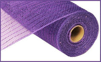 Purple, Purple Foil, Metallic Mesh, 10" X 10YD, RE130123